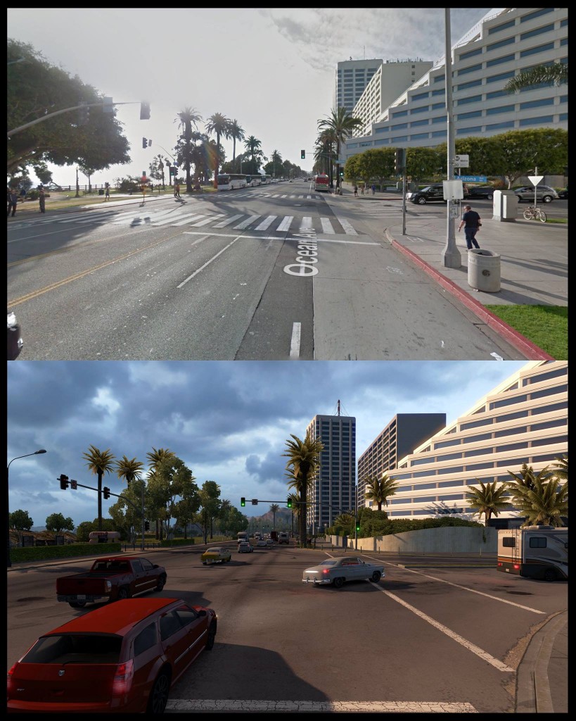American Truck Simulator Virtual life vs Real!-5