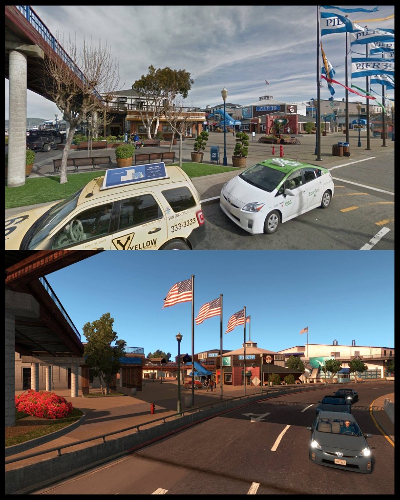 American Truck Simulator Virtual life vs Real!-6
