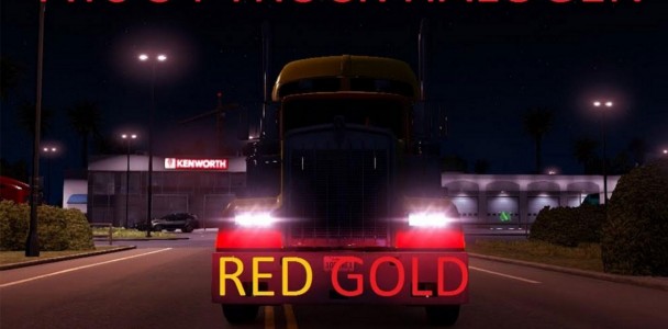 34 TRUCK HALOGEN RED-GOLD dipped and main beam 1