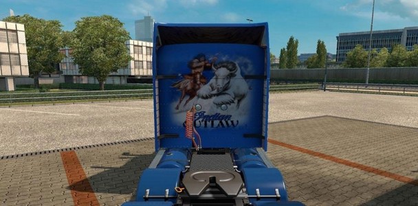 Blanch Skin for the Kenworth T908 1