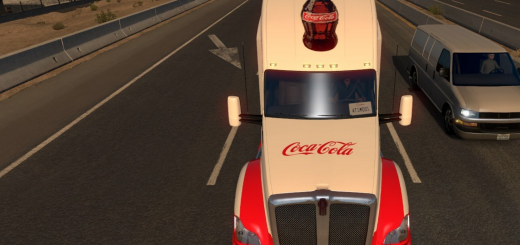 Coca-Cola skin for Kenworth T680 2