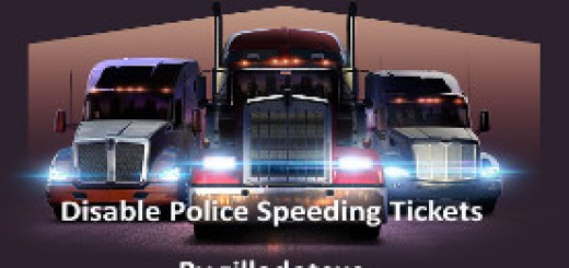 Disable ATS Speeding Tickets From Police