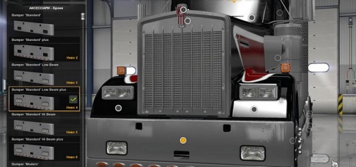 Extra bumpers for Kenworth W900