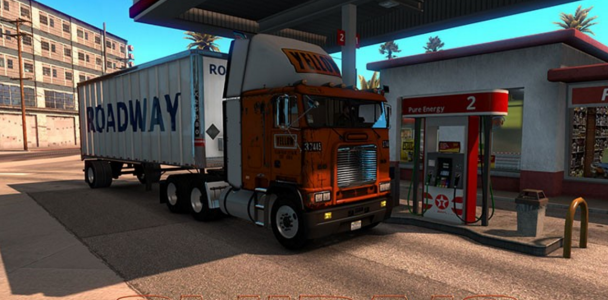 Freightliner FLB Yellow Fright System Skin2