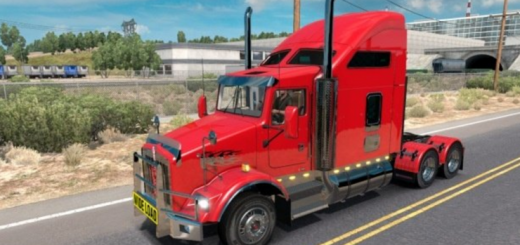 KENWORTH T800 UPDATED AGAIN – WITH SMOKE ANIMATION