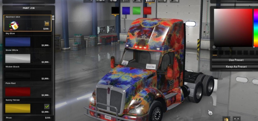 Kenworth T680 Abstract Skin 2