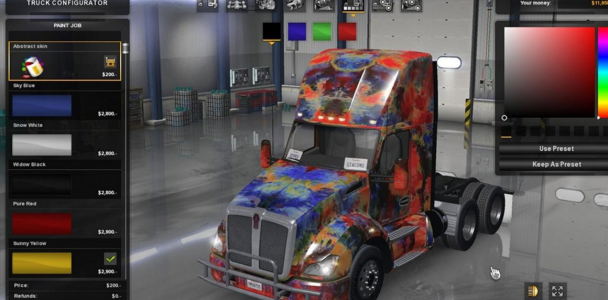 Kenworth T680 Abstract Skin 2