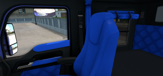 Kenworth T680 Truck Bluey interior 2