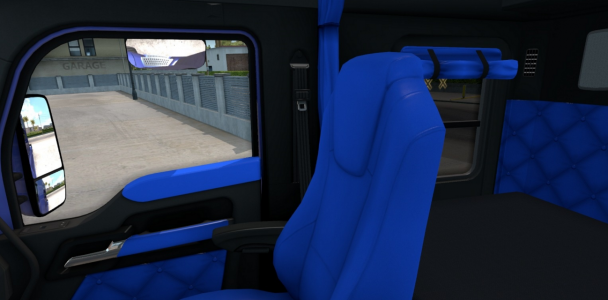 Kenworth T680 Truck Bluey interior 2