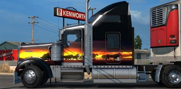 Kenworth W900 Sunset Skin 1