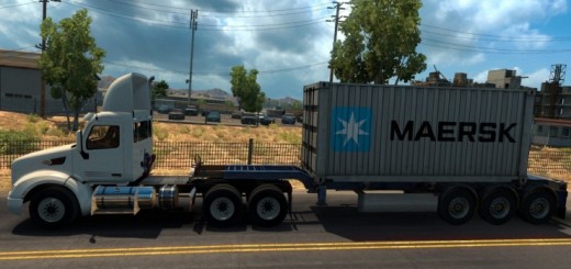MAERSK CONTAINER TRAILER MOD