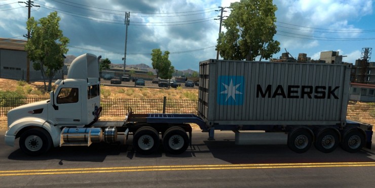 MAERSK CONTAINER TRAILER MOD
