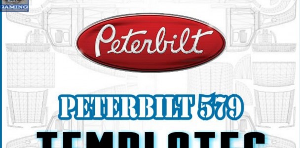 PETERBILT 579 TEMPLATES 2