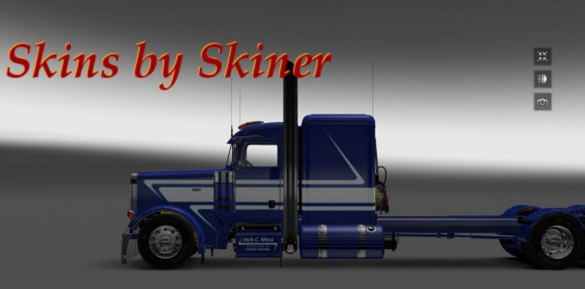 Peterbilt 389 Jack C. Moss Trucking Inc. Skin