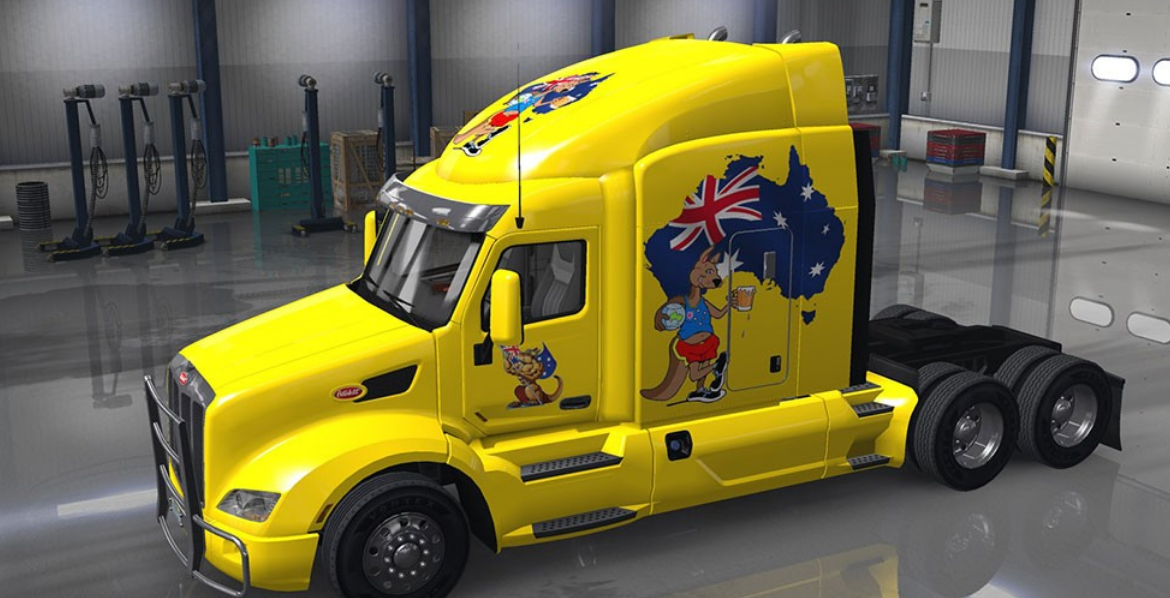 Peterbilt 579 Kangaroo with Beer Truck