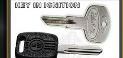 REAL KEYS IN IGNITION:DRIVE BUTTON