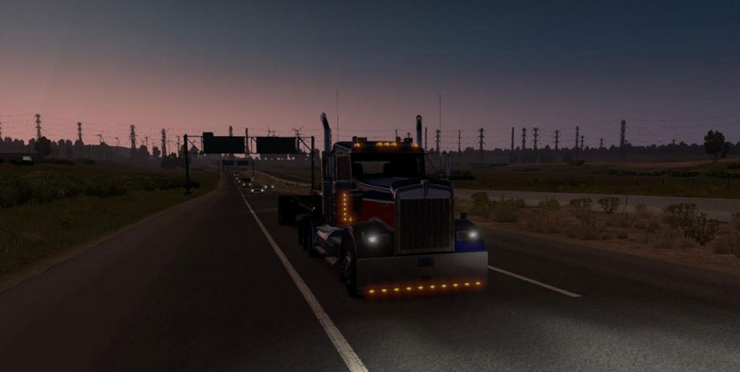 REALISTIC ENGINES FOR PETERBILT 579, KENWORTH T680 AND W900