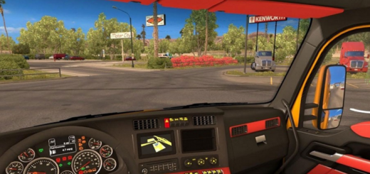 RED INTERIOR FOR KENWORTH T680