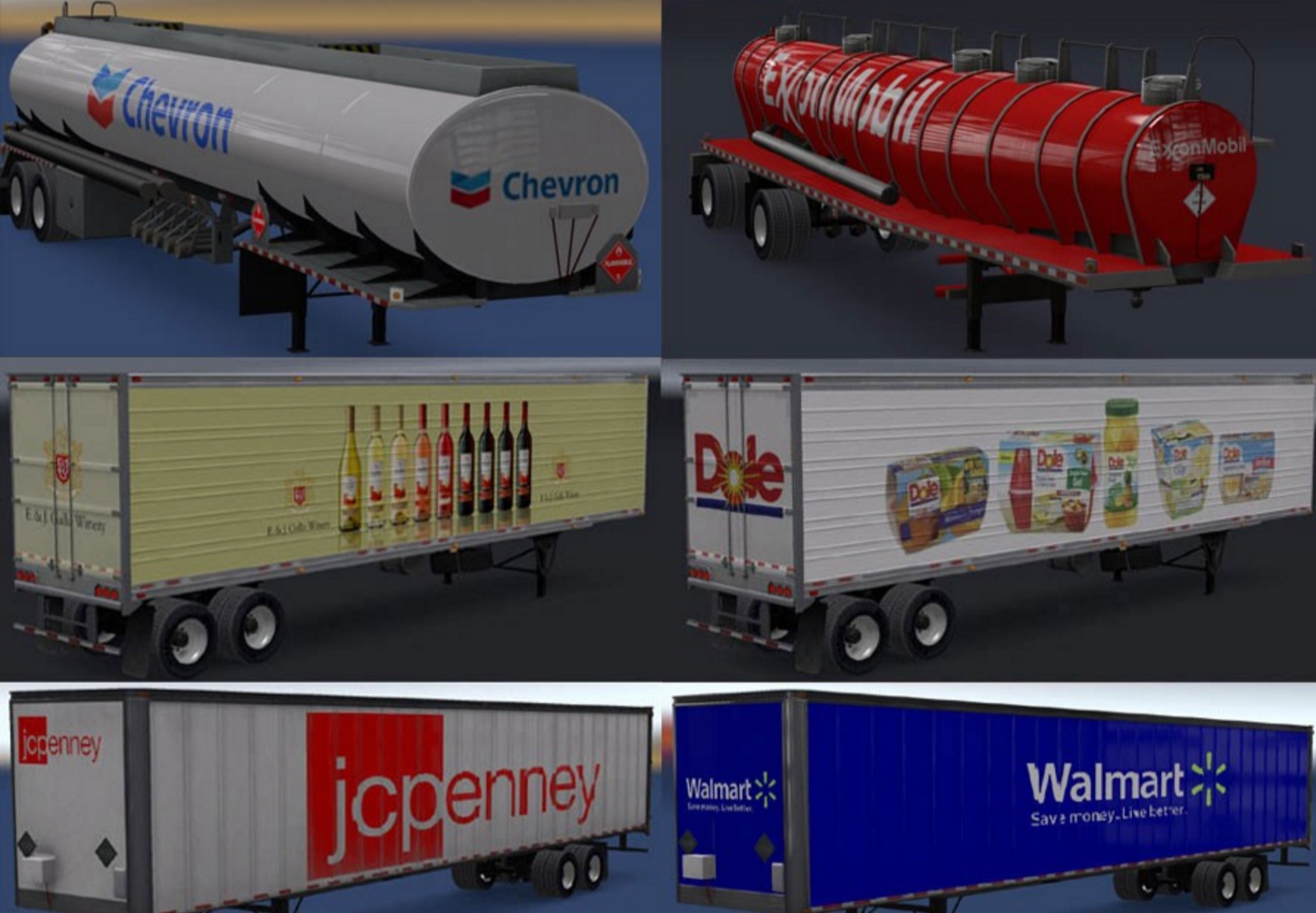 Real Companies & Trailers Pack v 1.0 1