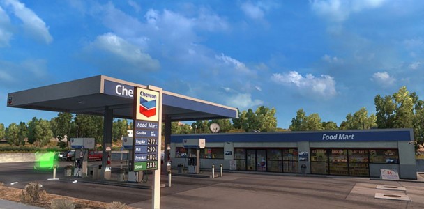 Real brands for Gas Station 1