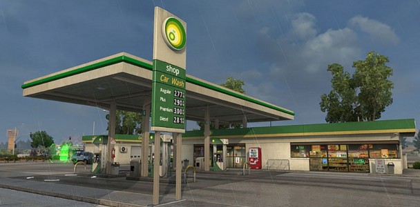Real brands for Gas Station 3