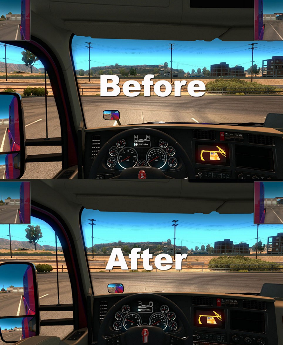 Truck Interior Camera Ats American Truck Simulator Mod