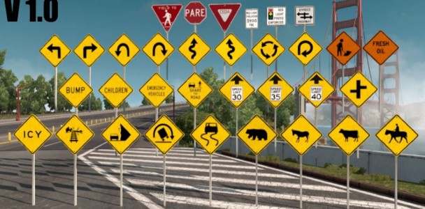 Traffic-Signs-Pack V1.2 – more sign assets1