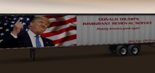 Trump’s Immigrant Removal Service Trailer Skin