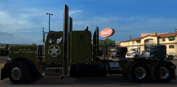 US Army Skin for Peterbilt 389 2
