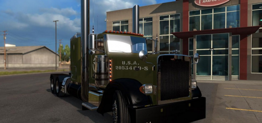 US Army Skin for Peterbilt 389 3
