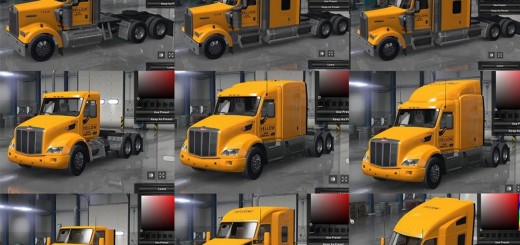 Yellow Inc. Company skins for all 3 CS trucks