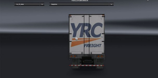 Yrc Freight Trailer  1