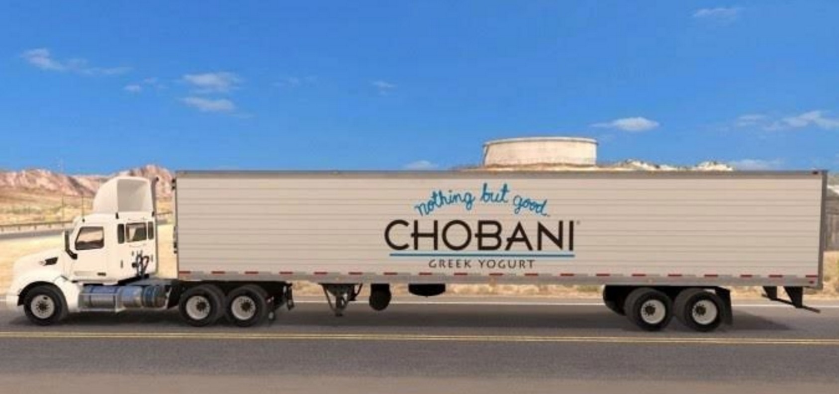 Chobani Yogurt Reefer Trailer
