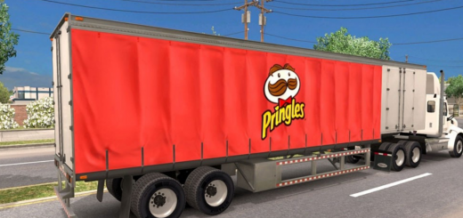 Pringles Curtain Trailer