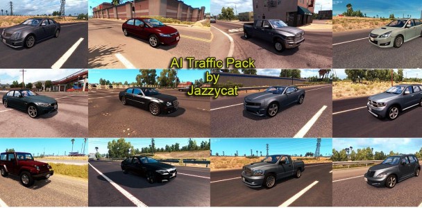 AI TRAFFIC PACK BY JAZZYCAT V1.4 ATS 2