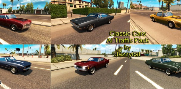CLASSIC CARS AI TRAFFIC PACK BY JAZZYCAT V1.1 1