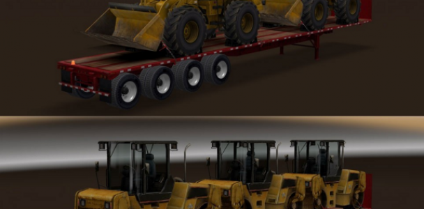 Long Flatbed Machinery Pack v 1.0 3