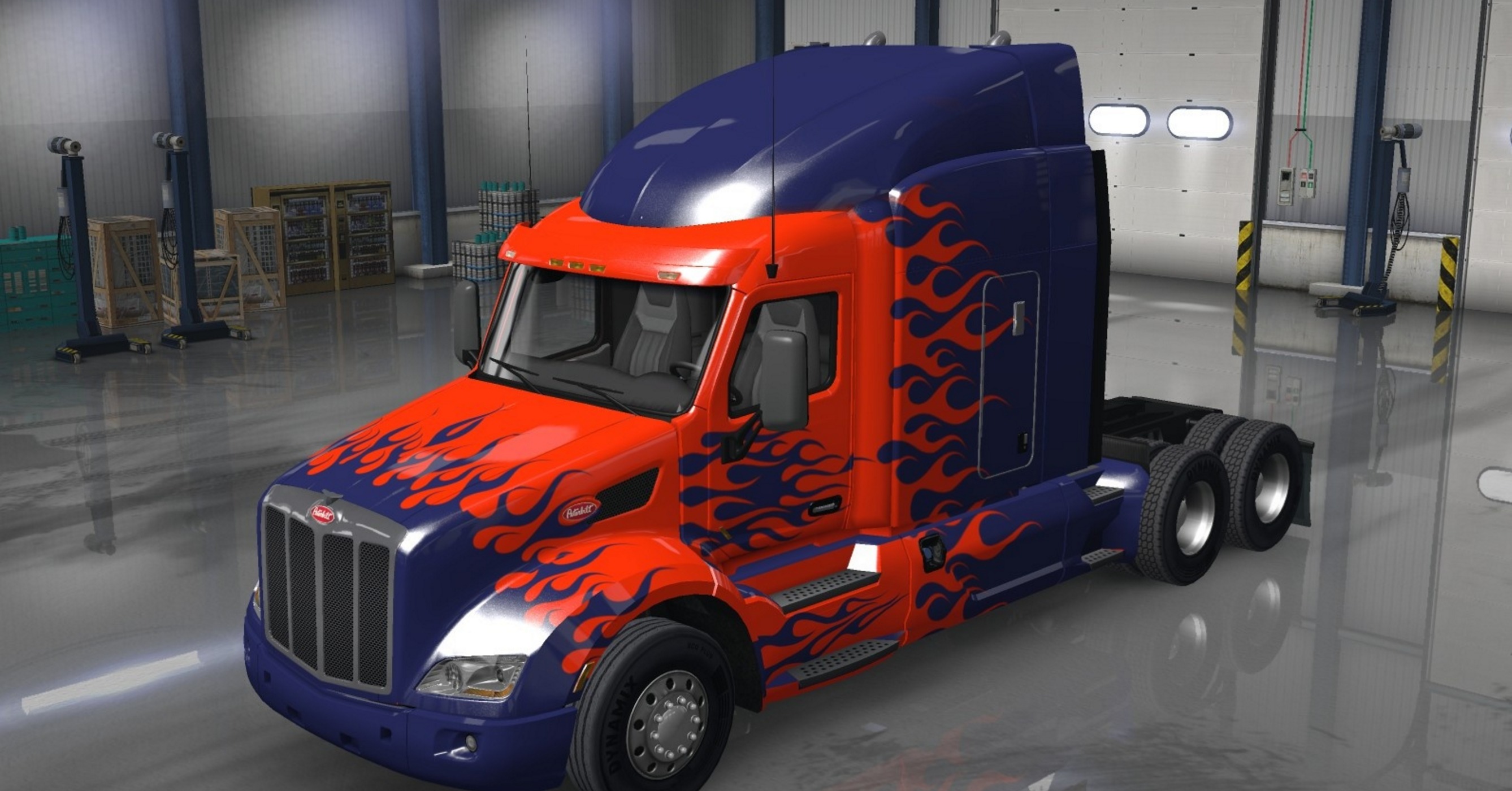 Optimus Prime Peterbilt 579 Truck metallic