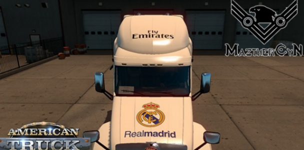 Peterbilt 579 Real Madrid Skin (1)