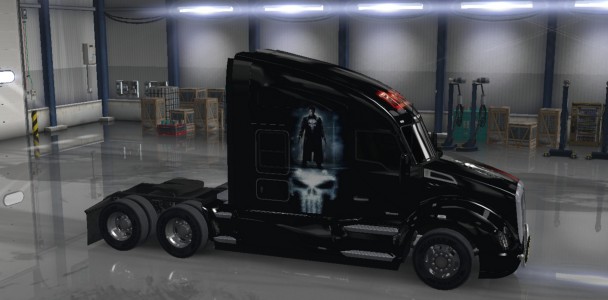 Punisher Skin for the Kenworth T680 1