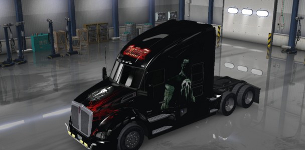 Punisher Skin for the Kenworth T680 2