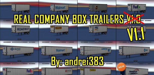 Real Company Box Trailers V1.1 1