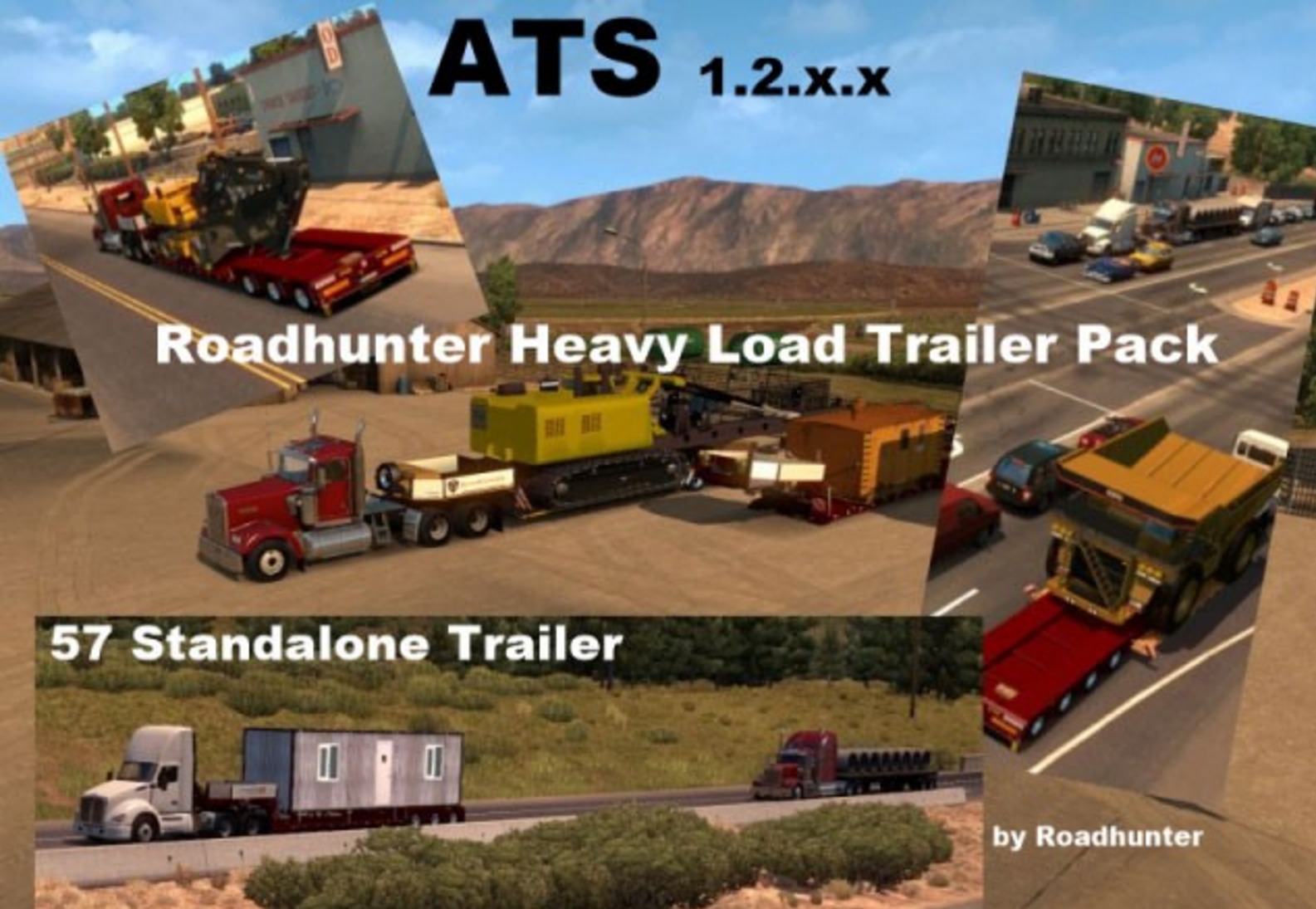 Roadhunter 57 Overweight Trailers Pack v 2.0
