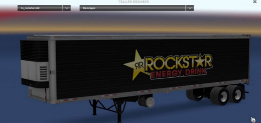 Rockstar Energy Reefer Trailer