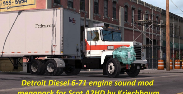 Scot A2HD Detroit Diesel 6-71 sound & megapack