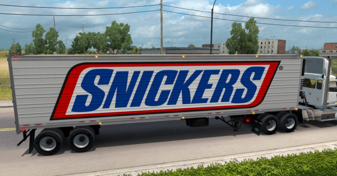 Snickers reefer trailer mod