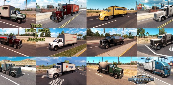 TRUCK TRAFFIC PACK BY JAZZYCAT V1.4 ATS  1
