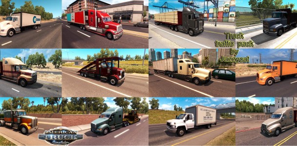 TRUCK TRAFFIC PACK BY JAZZYCAT V1.4 ATS  2