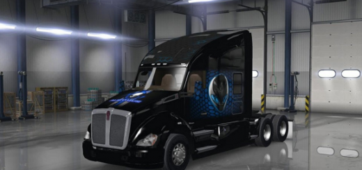 Alien skin truck ETS2 (3)