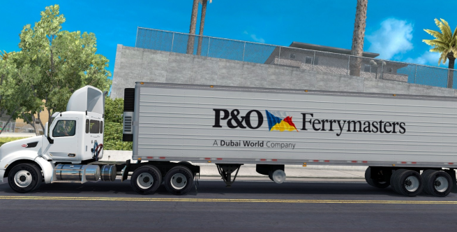 P&O Ferrymasters trailer